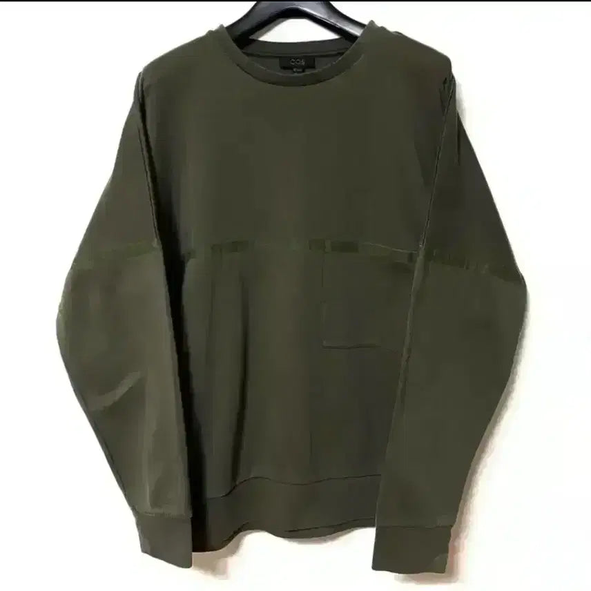 [BUNJANG] COS Pocket Sweatshirt Khaki / [S,90]코스 cos 포켓 맨투맨 카키