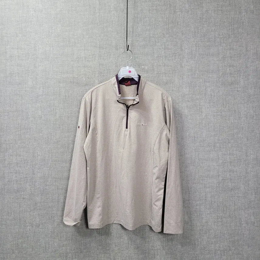 [BUNJANG] Montbell Half-Zip T-Shirt Size 100 / ㄹ728 몽벨 반집티 100