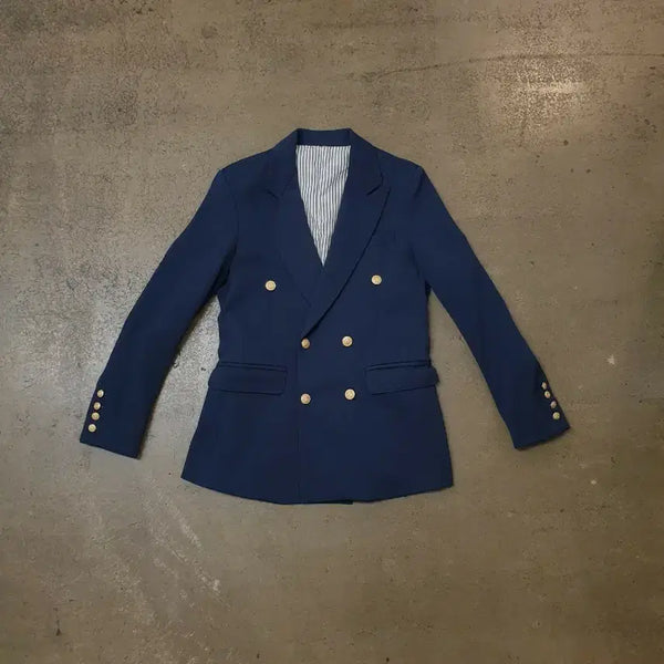 [BUNJANG] Thom Browne Double Button Jacket Navy Size 3 / 톰브라운 더블 버튼 자켓 네이비 3 새상품