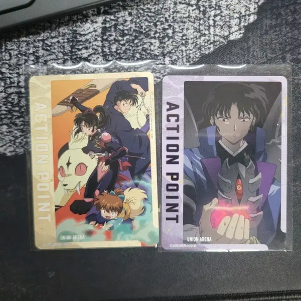 [BUNJANG] Inuyasha Action Point Card Set (2 Types) / 유니온아레나 이누야샤 액션 포인트 카드 2종