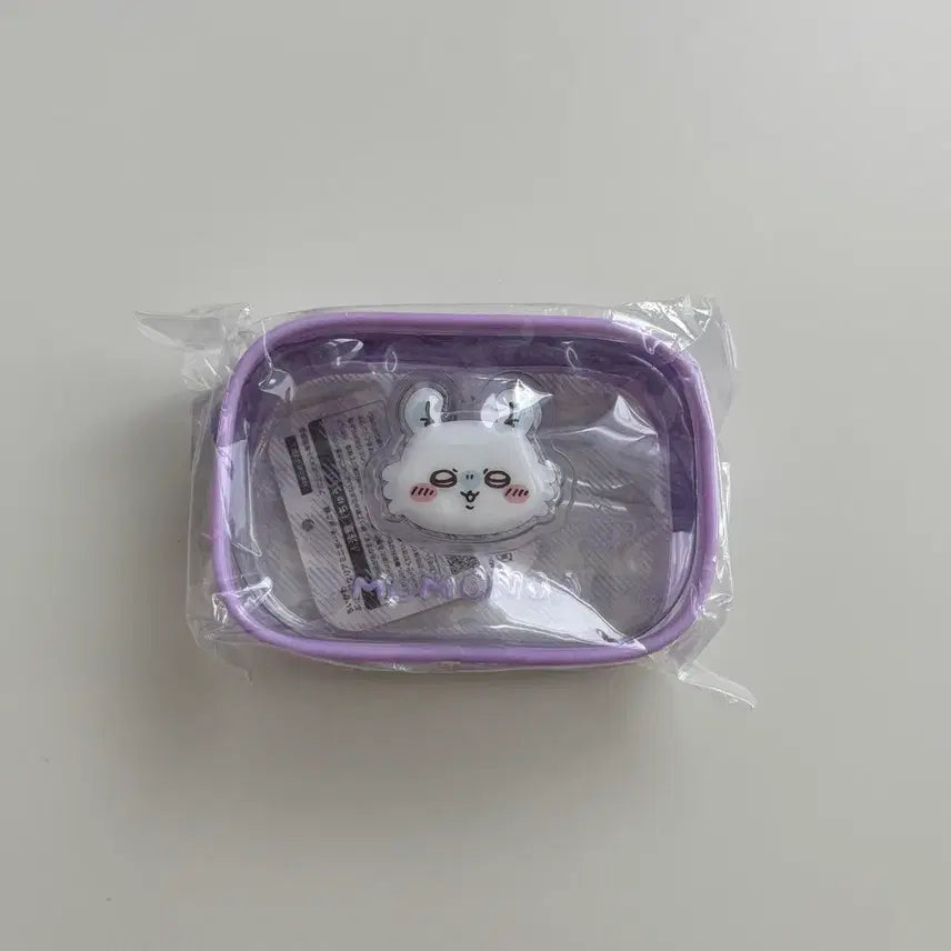 [BUNJANG] Chiikawa Fukuri Clear Mini Pouch (Momonga) / 치이카와 풋쿠리 클리어 미니 파우치 (모몽가)