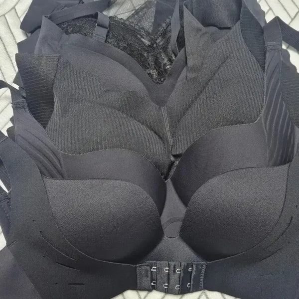 [BUNJANG] Black Bra Set - 5 Pack / 브라 세트 블랙 5개