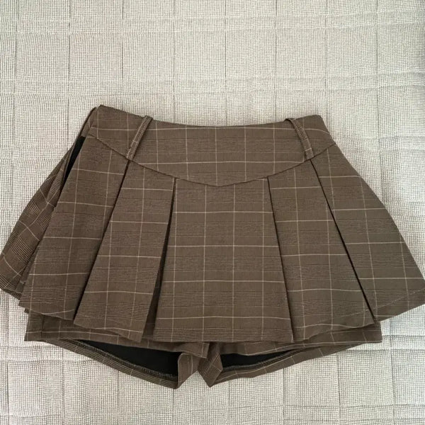 [BUNJANG] Brown Skirt - Size M / 브라운 치마