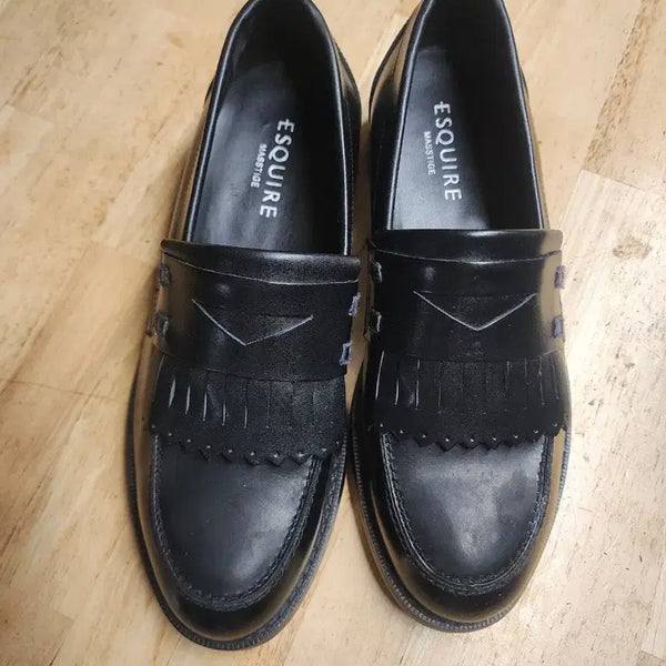 [BUNJANG] Esquire 255 Cowhide Leather Heels (3cm Heel) / 새상품.미세얼룩.기스) 에스콰이어 255 소가죽 구두 굽3센지 천연가죽 정가259000