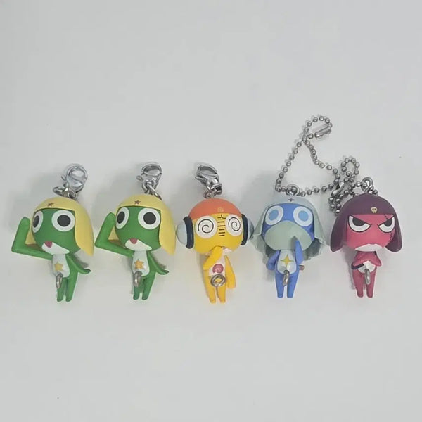 [BUNJANG] Keroro Gunsou Keychain Collection / 케로로 줄줄이 대롱 대롱가챠 메지루시 키링 양도