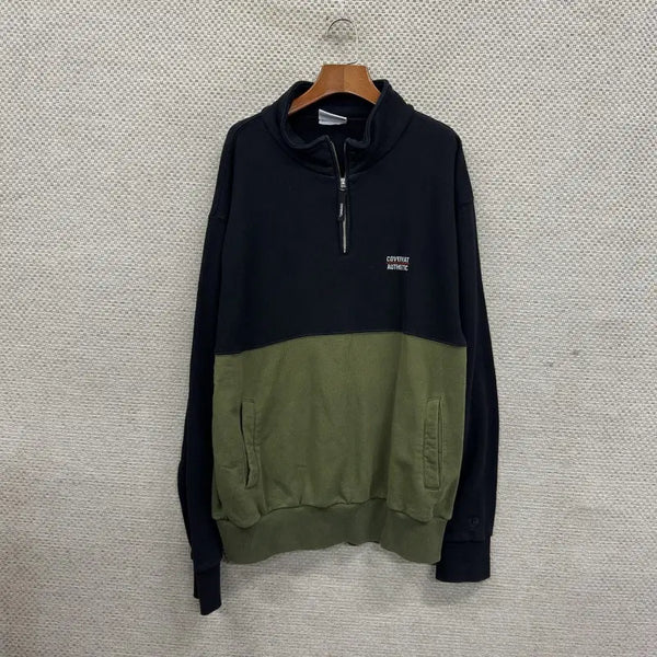 [BUNJANG] Covernat Half-Zip Sweatshirt XL / 커버낫 반집업 스웻셔츠 맨투맨 XL D05206