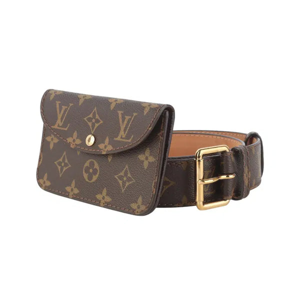 [BUNJANG] Louis Vuitton Monogram Saint-Cloud Solo Pouch Belt 80 / 루이비통 M6933 모노그램 생튀르 솔로 파우치 벨트 80  37726K-5