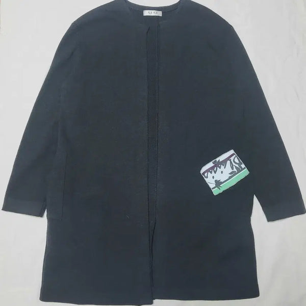 [BUNJANG] SJSJ Women's Wool Blend Long Cardigan / SJSJ(에스제이에스제이) 여성 울 혼방 롱 가디건 FREE