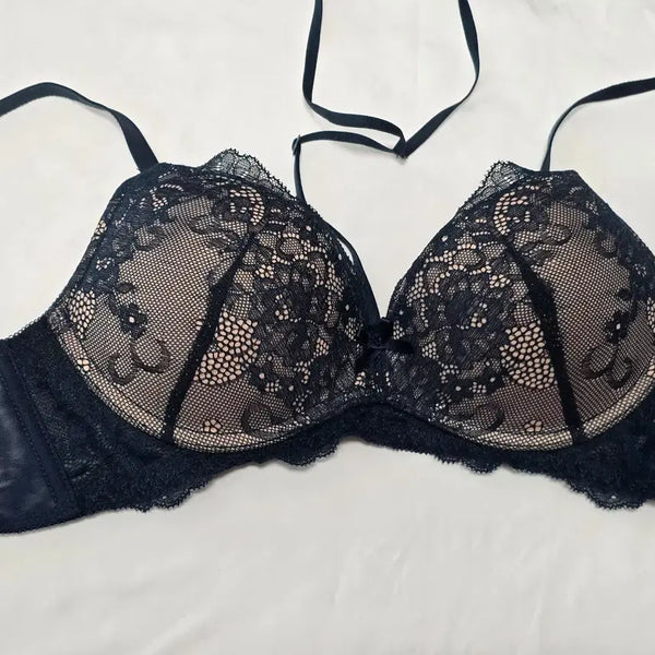 [BUNJANG] SC Black Lace Bra (Used) / (중고)[80A] 여성 SC 블랙 레이스 브라