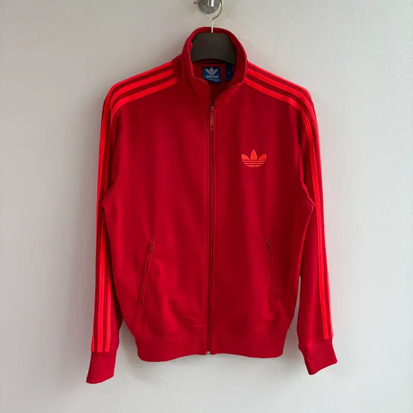 [BUNJANG] Adidas Red Firebird Track Jacket / 아디다스 레드 파이어버드 져지