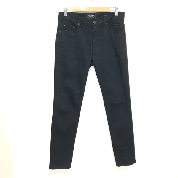 [BUNJANG] Pieceworker New Slim Black Cement Pants / 피스워커 뉴슬림 블랙 시멘트 팬츠 30_M2343