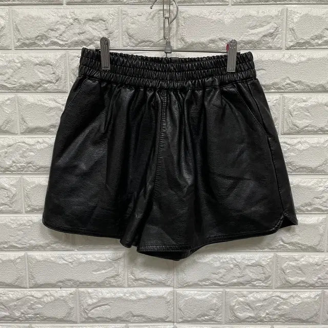 [BUNJANG] Faux Leather Shorts / @249) 레자 반바지