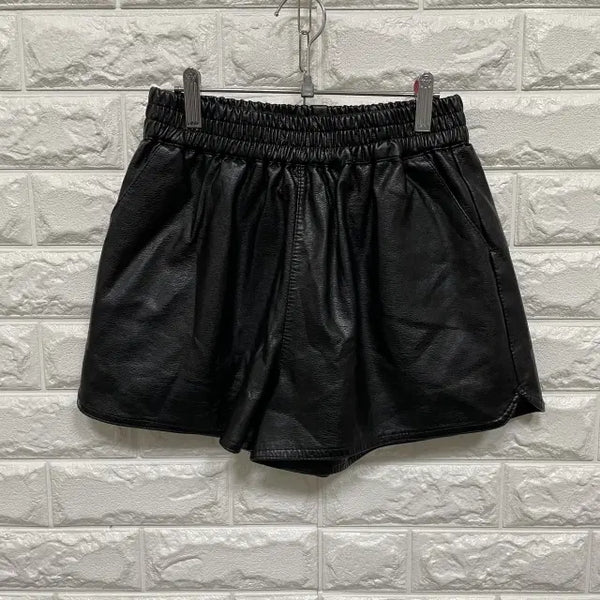 [BUNJANG] Faux Leather Shorts / @249) 레자 반바지