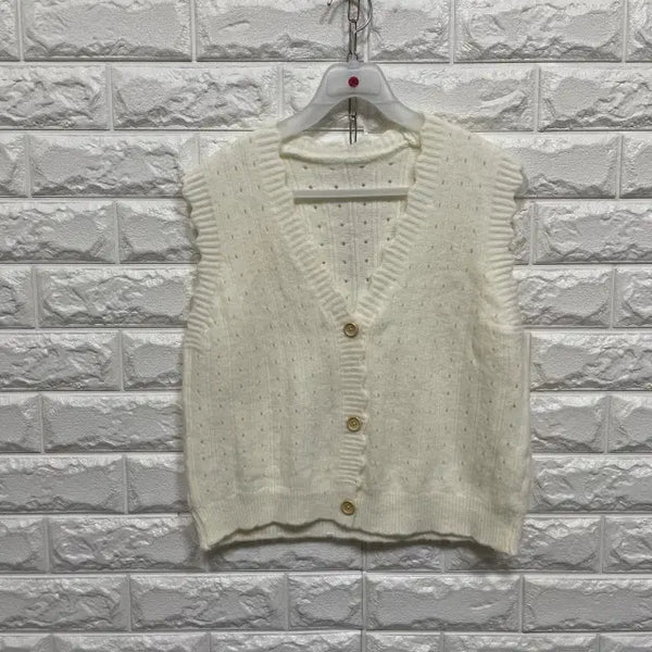 [BUNJANG] Women's Knit Vest / @260) 니트조끼