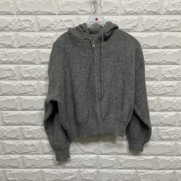 [BUNJANG] Hooded Knit Zip-Up Jacket / @274) 후드 니트집업
