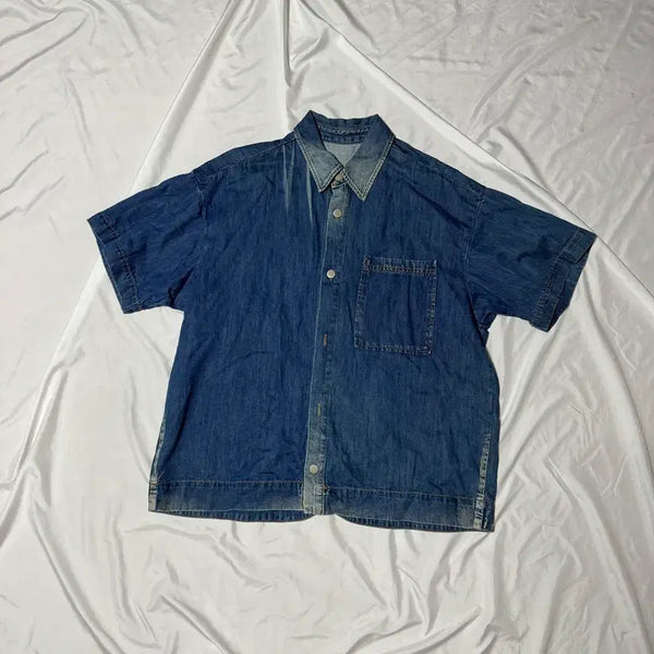 [BUNJANG] NONFLOOR Summer Sunfade Shirt / [M] 논플로어 썸머 선페이드 셔츠