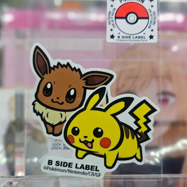 [BUNJANG] Pokemon Pikachu & Eevee B-Side Label Sticker / 포켓몬 스티커 피카츄 & 이브이