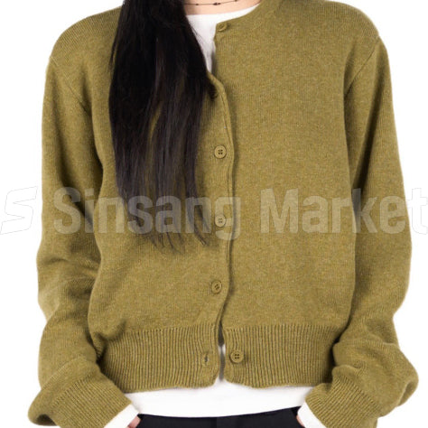 [BUNJANG] Nokki Round Cardigan (Spring/Fall) / [빠른발송] 뇨끼 라운드 가디건 봄 가을
