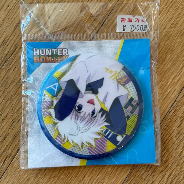 [BUNJANG] Hunter x Hunter Killua Zoldyck Can Badge (Sealed) / 헌터헌터 키르아 조르딕 캔뱃지 미개봉