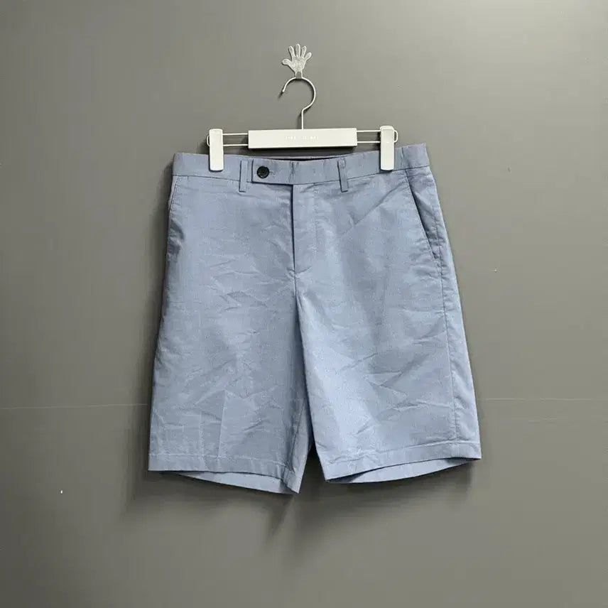 [BUNJANG] JILLSTUART Men's Light Blue Half Pants (Size 30) / 질스튜어트 남성 라이트블루 하프팬츠 (30)