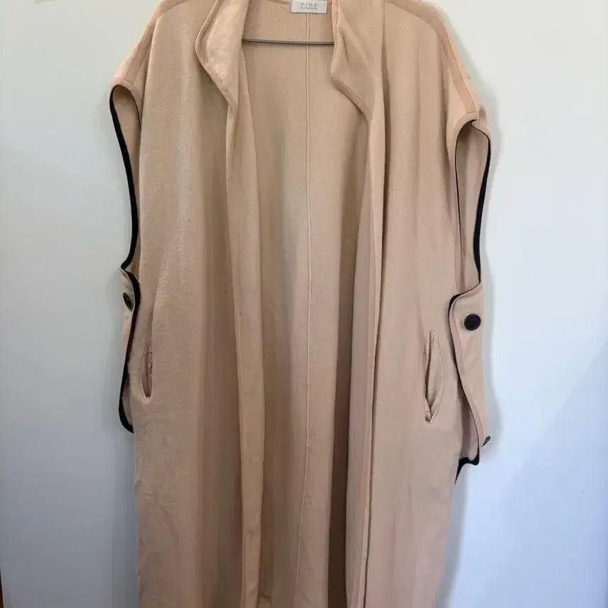 [BUNJANG] Time Studio Beige Wool Cardigan / 한섬 타임 베이지색 모 가디건