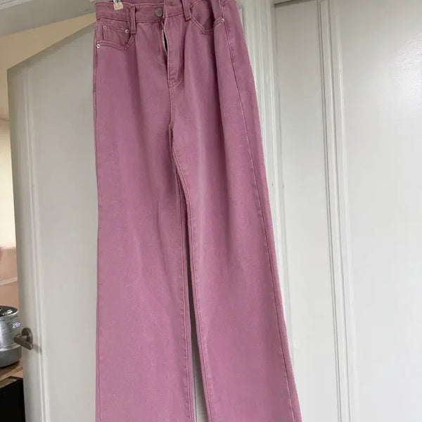 [BUNJANG] Pink Denim Jeans / 분홍 청바지