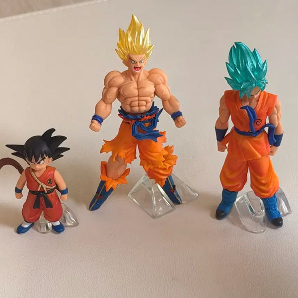 [BUNJANG] Dragon Ball Goku Figure Bundle Set / 드래곤볼 손오공 3개 일괄