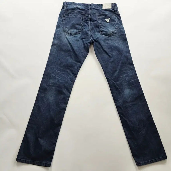 [BUNJANG] Guess Straight Leg Washed Denim Pants Size 32 / 게스 청바지 스판 일자 워싱 데님팬츠 사이즈32 R7227