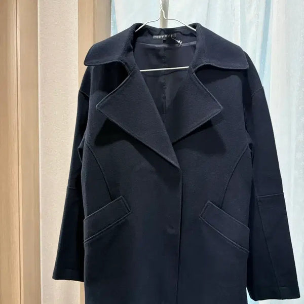 [BUNJANG] Theory Deep Navy Wool Blend Blazer Jacket / 띠어리 Theory 진네이비 자켓