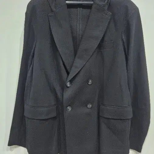 [BUNJANG] Emporio Armani Double Breasted Hooded Blazer / [52] 엠포리오 아르마니 더블 브레스티드 후드 블레이저