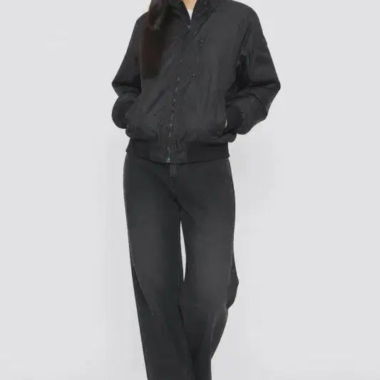[BUNJANG] Dock Black Women's Jacket 95 / 도크 블랙 여자 95 자켓 O3024