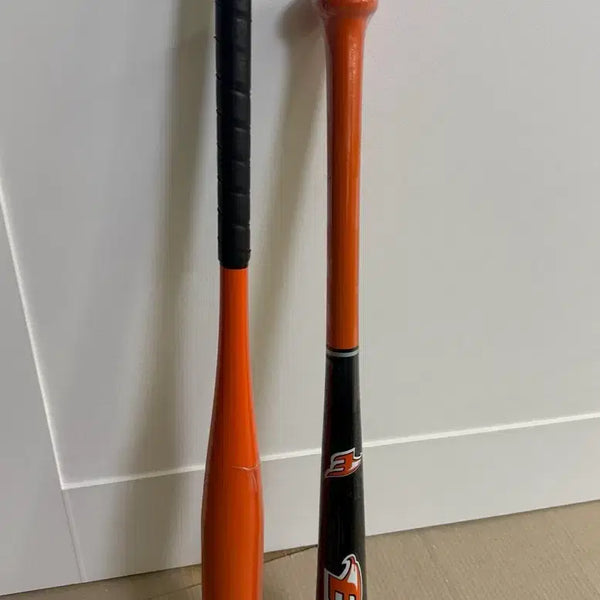 [BUNJANG] Hanwha Eagles Baseball Bat Orange/Black Set / 한화 이글스 야구배트 오렌지/블랙