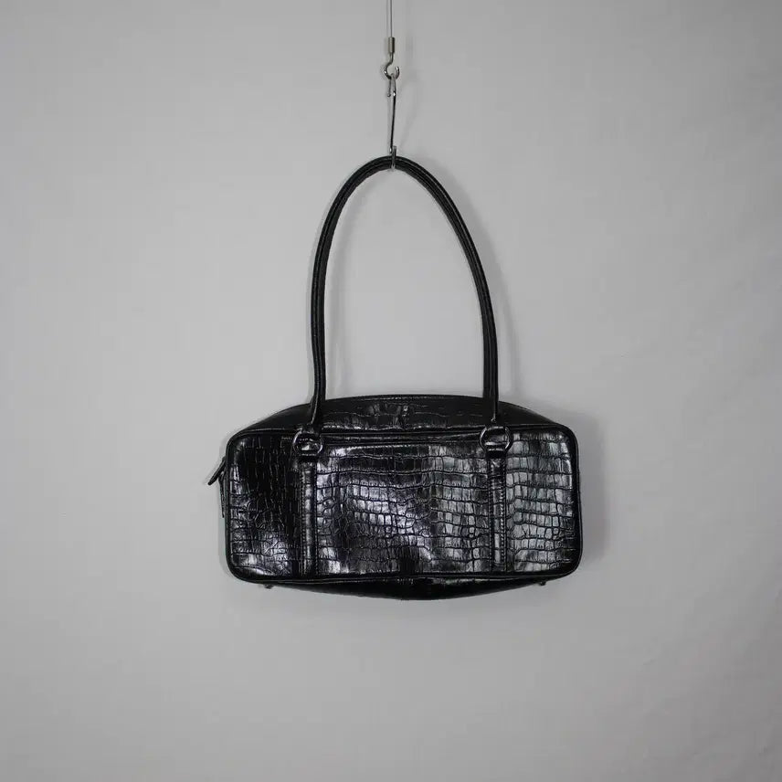 [BUNJANG] Vintage Crocodile Pattern Shoulder Bag / Vintage 크로커다일 패턴 숄더백