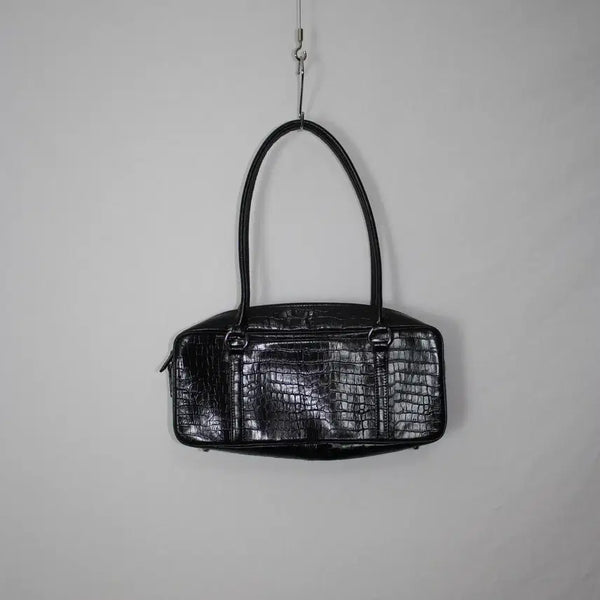 [BUNJANG] Vintage Crocodile Pattern Shoulder Bag / Vintage 크로커다일 패턴 숄더백