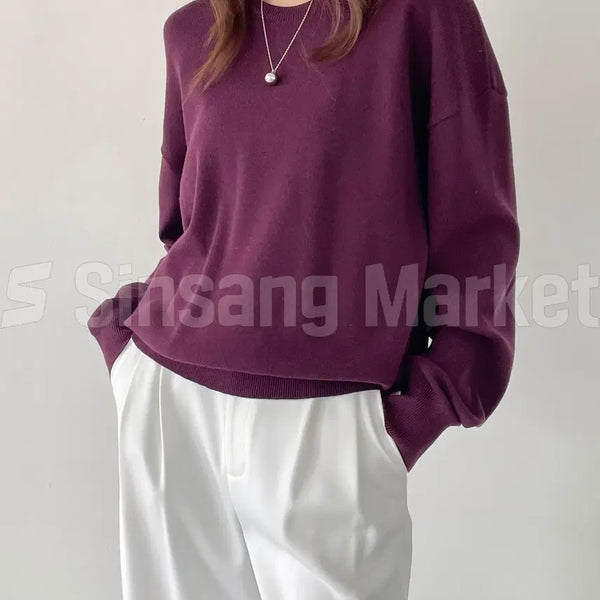 [BUNJANG] Penco Fine Wool Oversized Round Knit / [빠른발송] 펜코 파인울 오버핏 라운드니트