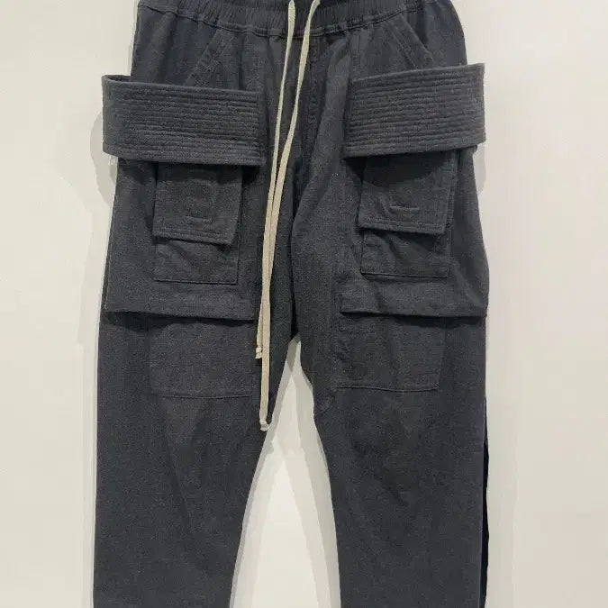 [BUNJANG] Rick Owens DRKSHDW Crispy Cargo Drawstring Pants / [S] 릭 오웬스 다크쉐도우 크리치 카고 드로우스트링 팬츠