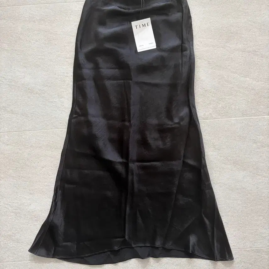 [BUNJANG] Time (Hansem) Satin Silk Skirt / [새제품] 한섬 타임 time 새틴 실크 스커트