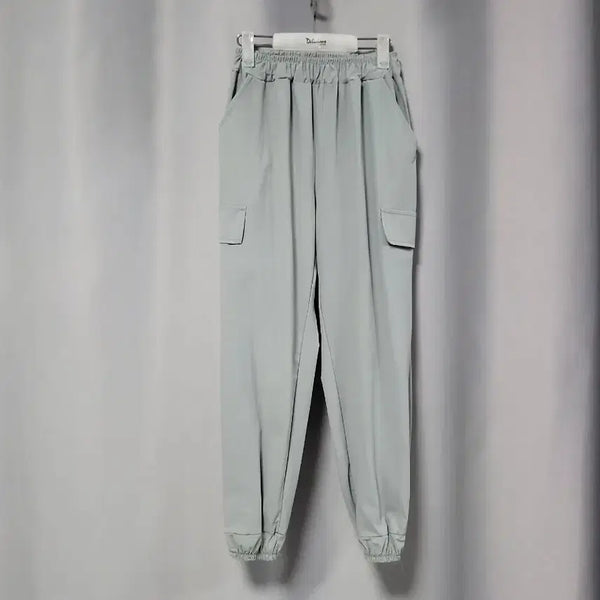[BUNJANG] Spandex Cargo Jogger Pants / 스판 카고 스타일 조거팬츠