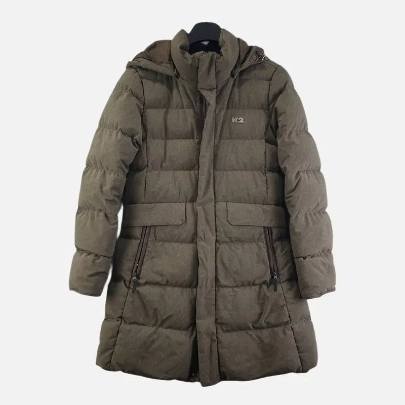 [BUNJANG] K2 Brown Women's Padded Jacket Size 90 / 케이투 브라운 여자 90 패딩 O3062