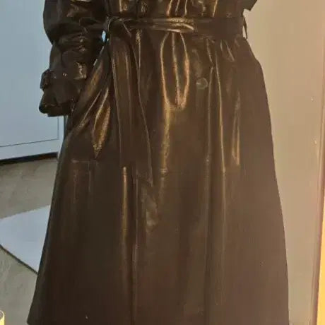 [BUNJANG] ROBE Lambskin Trench Coat / [하루만 추석할인]로보 양가죽 트렌치코트