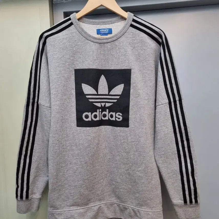 [BUNJANG] Adidas Big Logo Sweatshirt Size 90 / 아디다스 빅로고 맨투맨 90
