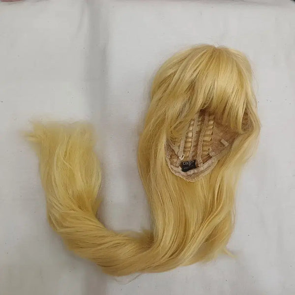 [BUNJANG] Long Blonde Shag Cosplay Wig / 금발 샤기 금발 긴버전 코스프레 가발