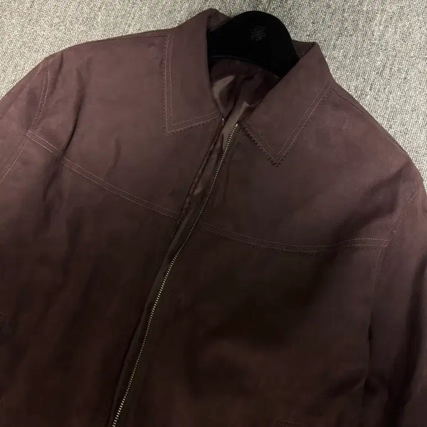 [BUNJANG] Youth Fox Suede Jacket L (Purple) / youth 폭스 스웨이드 자켓 L (퍼플)