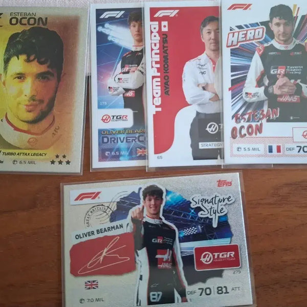 [BUNJANG] 2026 F1 Topps Turbo Haas Bundle Set / 2026 f1 탑스 터보- 하스 일괄
