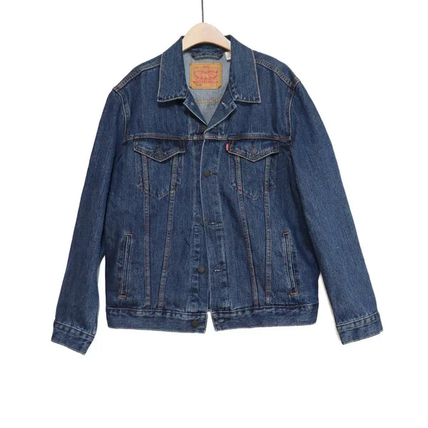 [BUNJANG] Levi's Denim Trucker Jacket Medium Wash Size L / 리바이스 Levi's 데님 트러커 자켓 중청 L