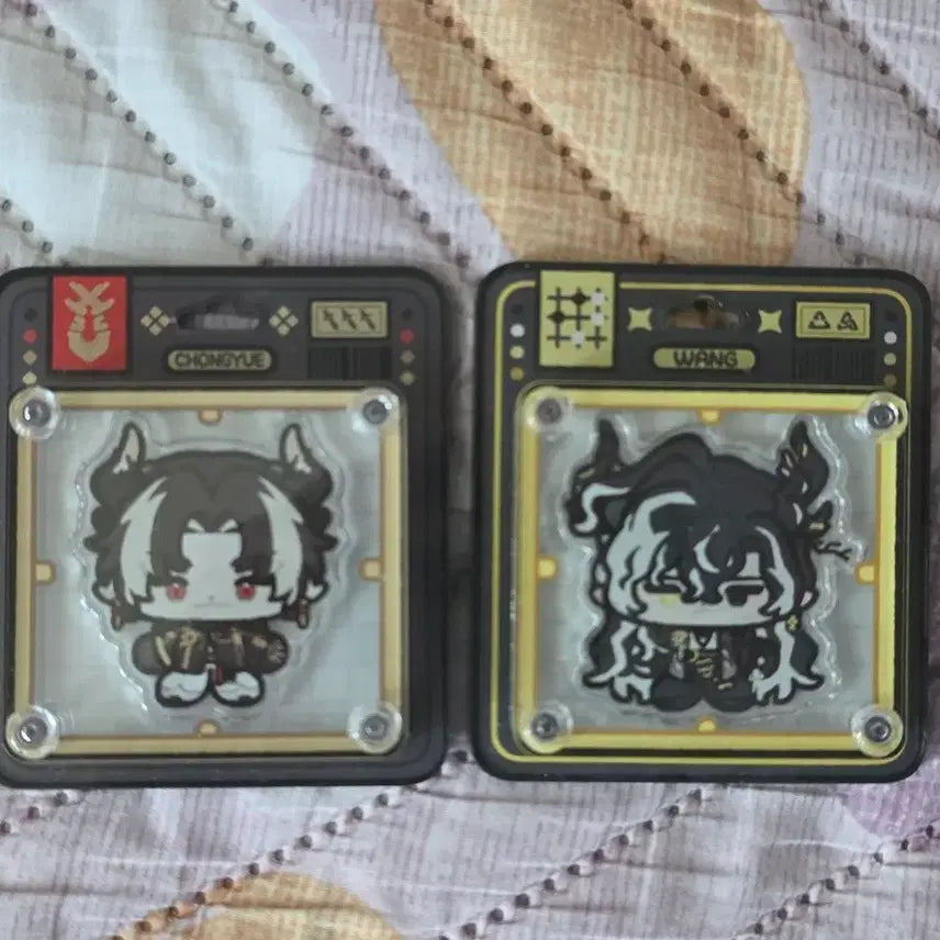 [BUNJANG] Arknights Ch'en & Swire Acrylic Keychain / 명일방주 총웨 왕 동인굿즈 판매