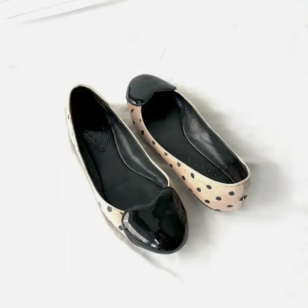 [BUNJANG] Paul Smith Mini Dot & Heart Appliqué Flat Shoes / 폴스미스, 폴 스미스 신발, 단화, 플랫슈즈, 가을신발, 235, 빈티지슈즈