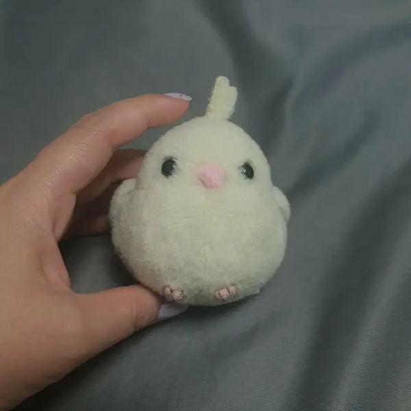 [BUNJANG] Parrot Plush Mini Keychain / 인형 사랑앵무 키고리 미니인형 키링