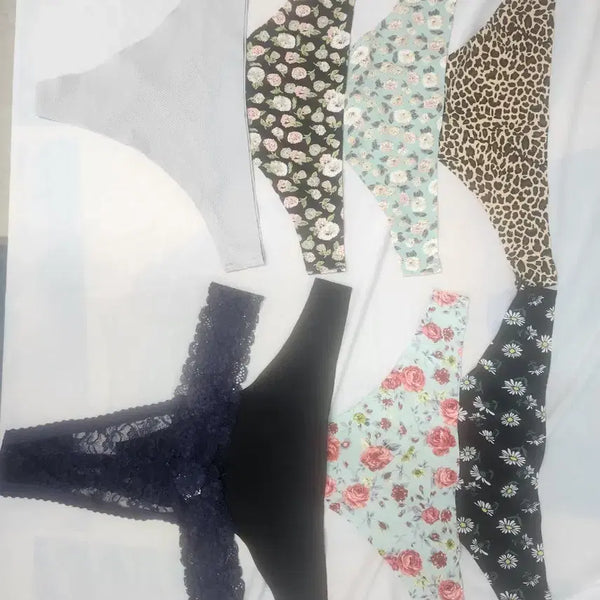 [BUNJANG] Seamless Thong Panties - 10 Pack (8+2 Bonus) / 심리스 티팬티 L  8장+2장
