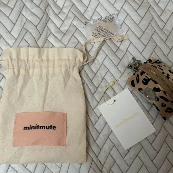 [BUNJANG] MinuteMute Cleo Pouch Keyring Leopard / (새상품) 미닛뮤트 클로 파우치 키링 레오파드